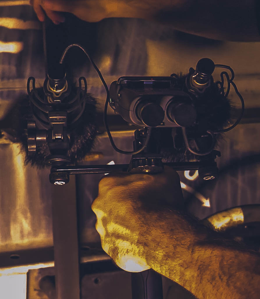 Sound design recording outdoors